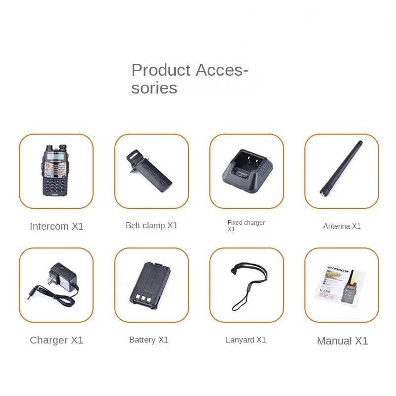 Baofeng Intercom UV5RA Wireless Car Handset Outdoor Go on Road Trip Baofeng 5R Upgrade Second Generation