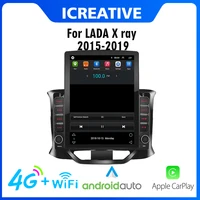 4g carplay 2 din 9 7 tesla screen android car multimedia player for lada x ray 2015 2019 auto gps navigator wifi head unit