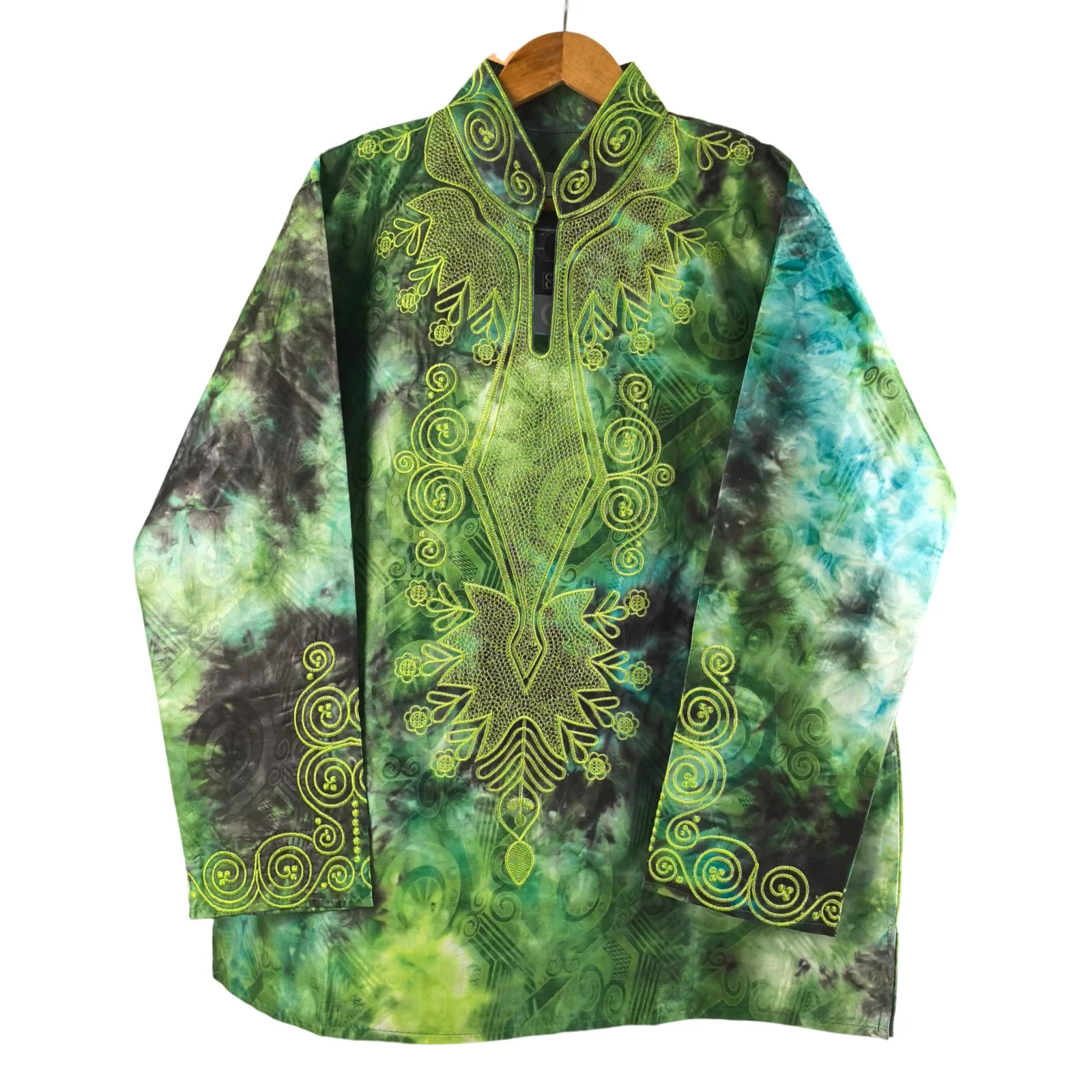 Африканская одежда для мужчин Bazin богатая вышивка дизайн Топ с длинным рукавом