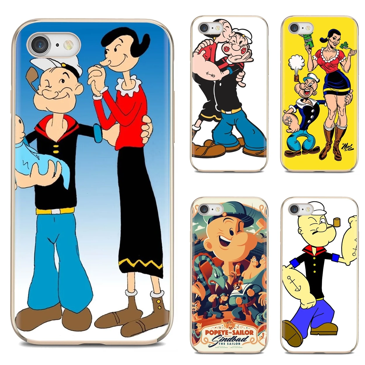 

Popeye the Sailor Soft Cover Bag For iPhone 10 11 12 13 Mini Pro 4S 5S SE 5C 6 6S 7 8 X XR XS Plus Max 2020