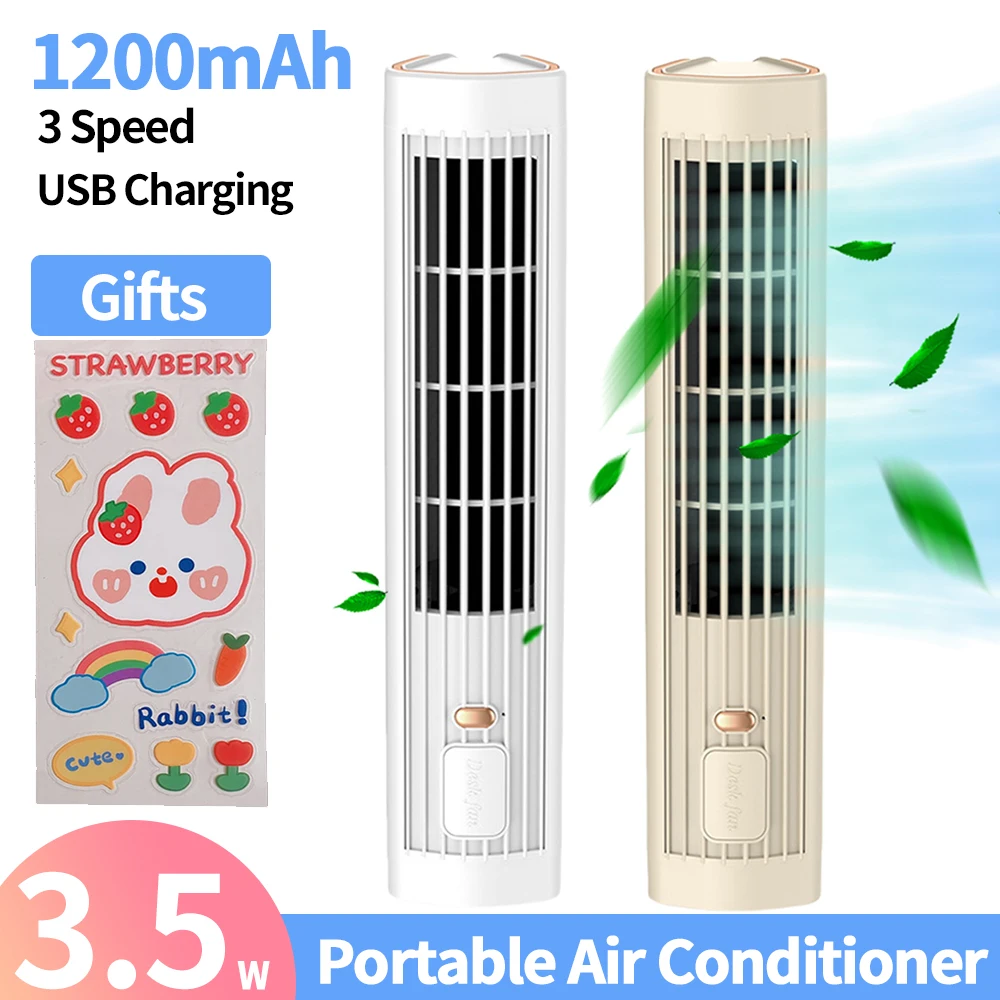 Бесшумный Башенный Вентилятор С Питанием От USB 3 Режима Низкий Уровень Шума