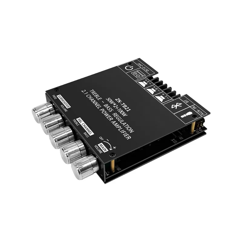 Плата усилителя сабвуфера TPA3116D2 Bluetooth 5.0 ZK-TB21