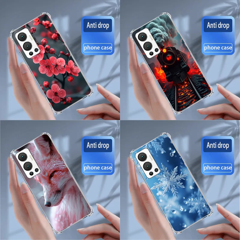 Чехлы infinix Hot 12/X6817 мягкий силиконовый прозрачный чехол из ТПУ для телефона