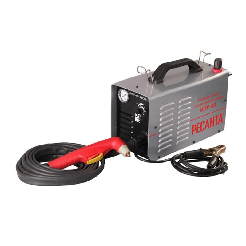 Инверторный плазменный резак РЕСАНТА ИПР-40 (Выходной ток 15-40А давление воздуха 0.5