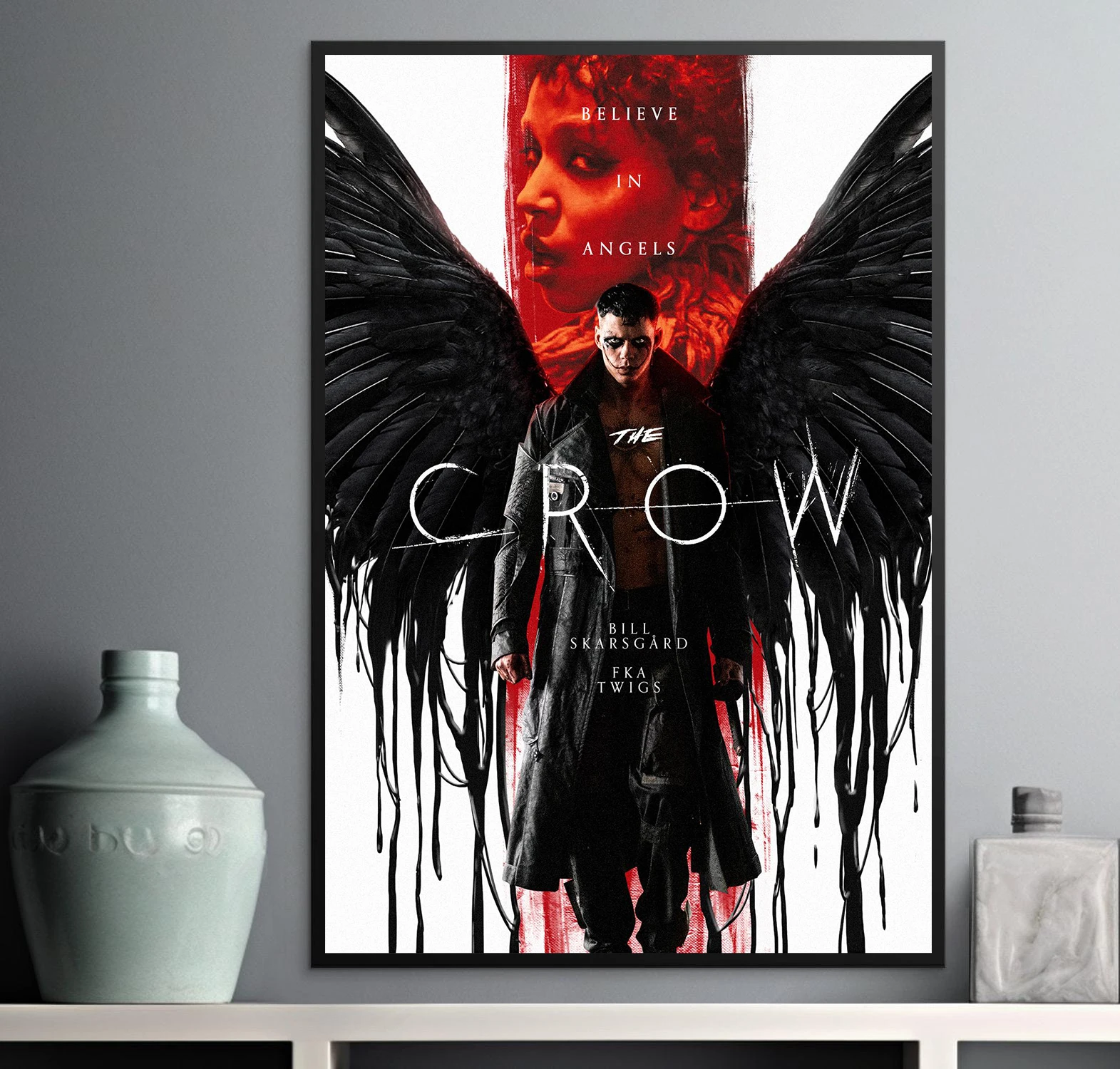 Картина на холсте &quotВорона Ретро&quot