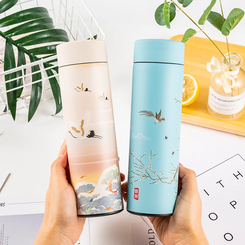 Cup Men And Women Students Traveling Portable Creative Stainless Steel Tea Coffee Water Thermal Cup