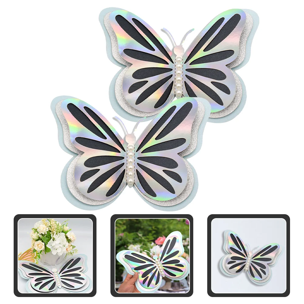 

2pcs Hollow Pretty Attractive Delicate Home Decor Bedroom Decals Removable Mural Stickers for Home Decor Party Venue Ornament