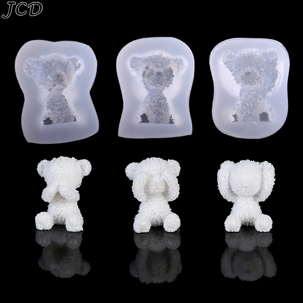 3d Силиконовая Форма Для Медведя Jcd Креативная Изготовления Мыла В Виде Свечи