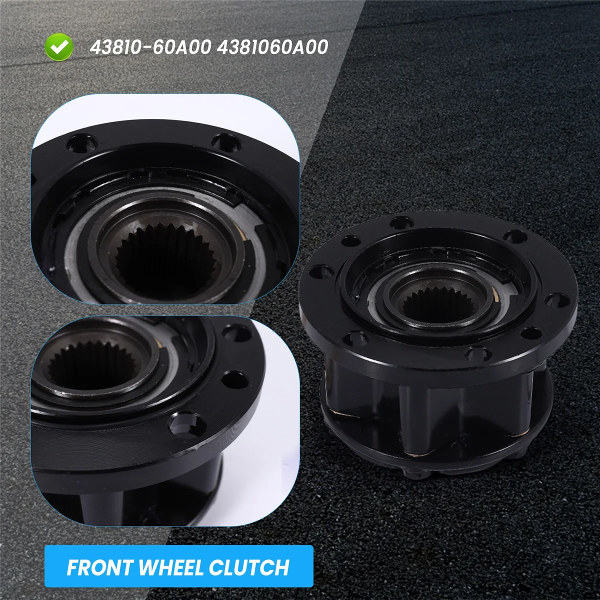 Ступица блокировки колеса B029 43810-60A00 AVM438 Замок 26 сплит для Suzuki Vitara X-90 Escudo 89-01 JIMNY SJ