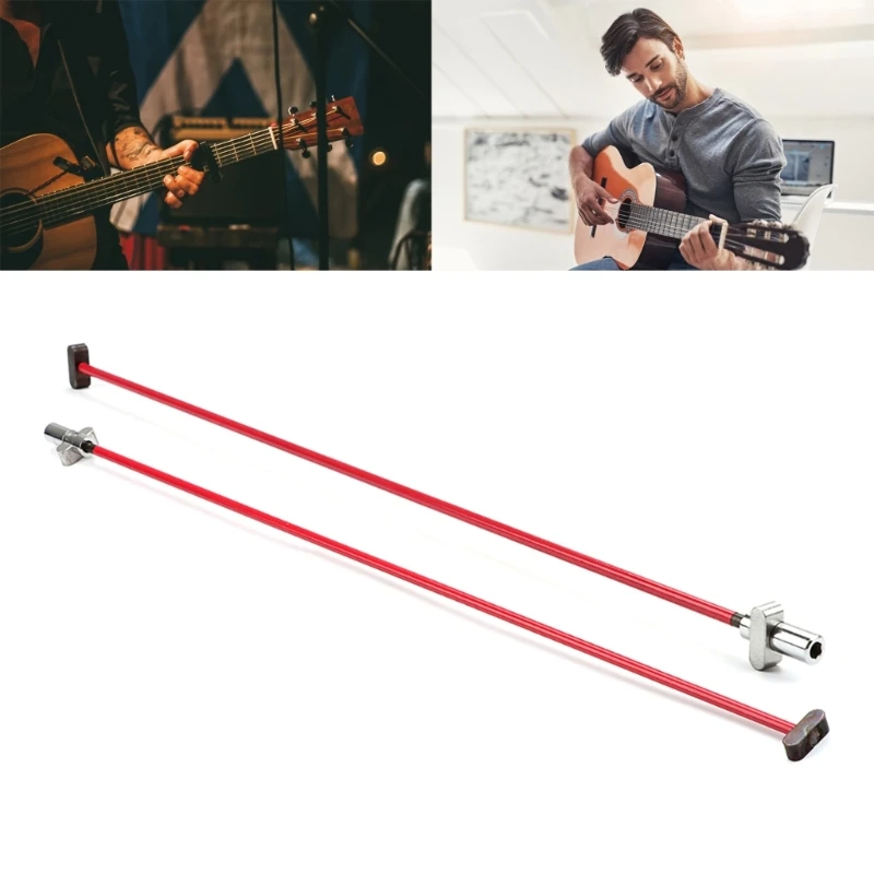 

Adjustable Professional Red Guitar Trusses Rod Enhanced Your Guitars Tone and Two Way Rod Two Way Rod Type Adjust Tool