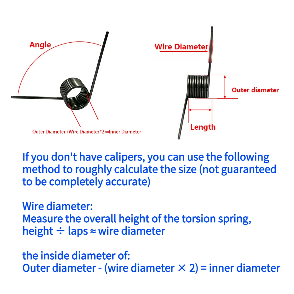 10 шт. Шпилька для волос с пружиной диаметр проволоки 0 5 мм 180/120/90/60 градусов |