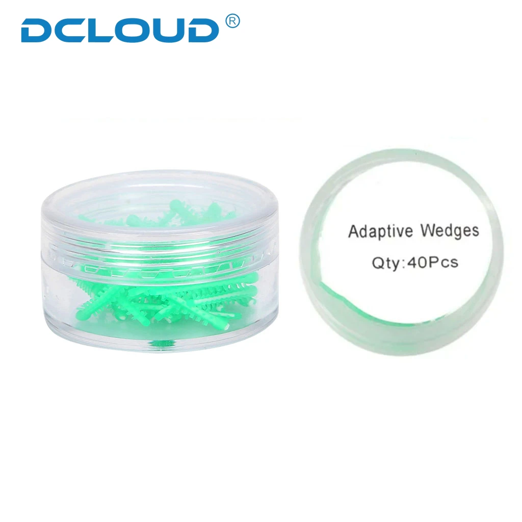 DCLOUD 40 шт./кор. одноразовые стоматологические адаптивные силиконовые клинья для