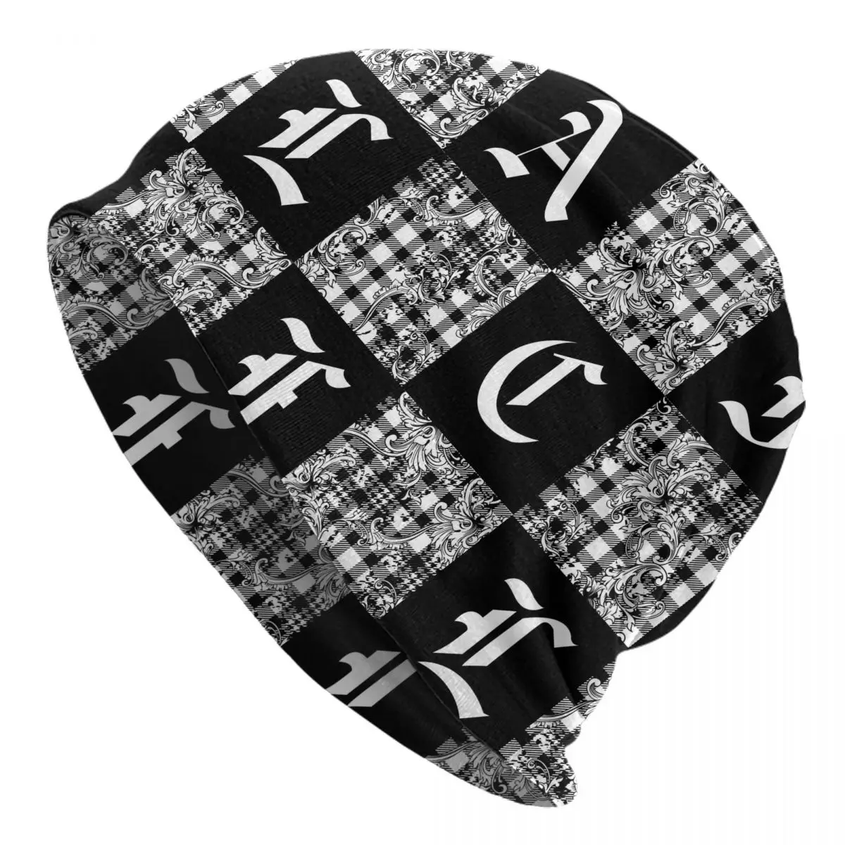 Tartan Design Adult Men's Women's Knit Hat Keep warm winter knitted hat