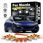 10 шт., автомобисветодиодный светодиодные лампы TPKE для салона автомобиля