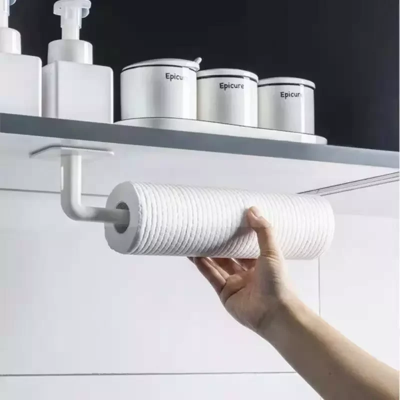 

NEW2022 1 PCS L-Shape Punch-Free Hook Wall Mounted Cloth Hanger for Coats Hats Towels Clothes Kitchen Rack Roll Bathroom Holder