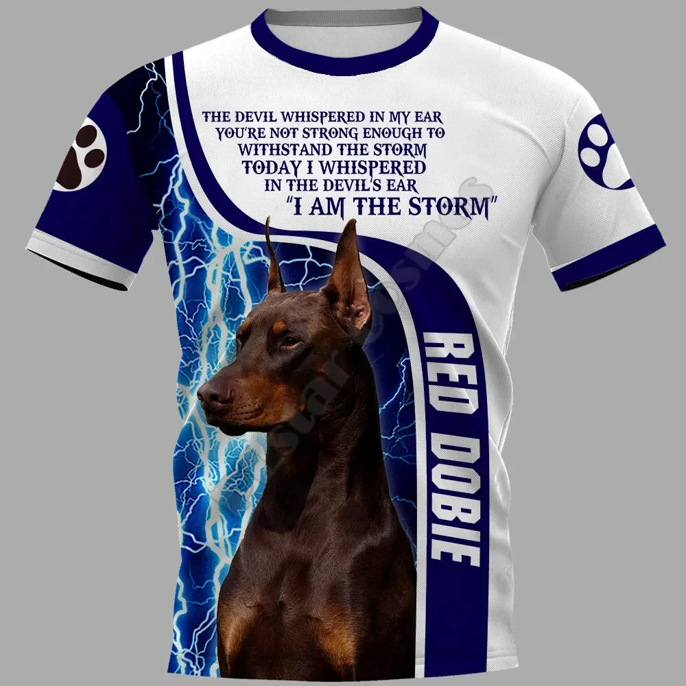 Футболка PLstar Cosmos Red Dobie с 3D принтом уличная одежда в стиле Харадзюку футболки