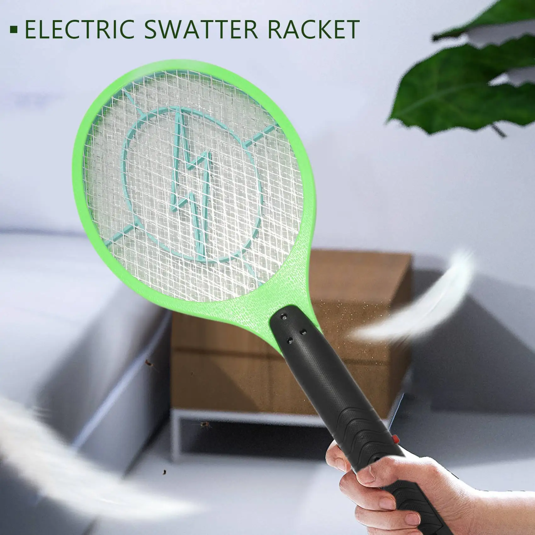 

Mosquito Killer Electric Tennis Bat Racket Insect Fly Bug Zapper Wasp Swatter