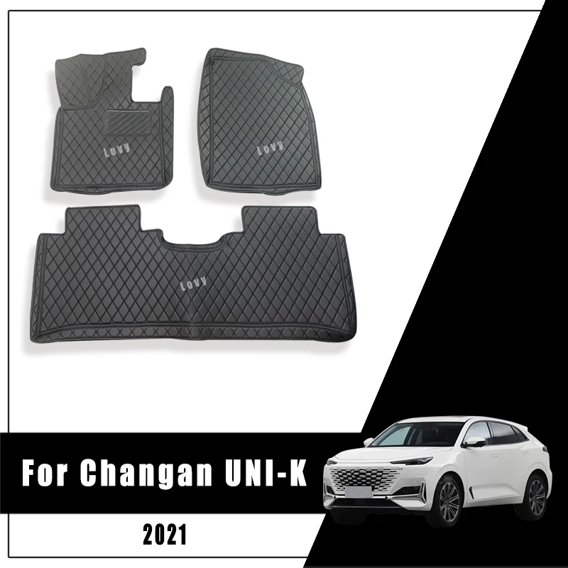 

For Changan UNI-K UNIK 2023 2022 2021 Car Floor Mats Auto Carpets Interior Accessories Rugs Covers Products Parts Automobiles