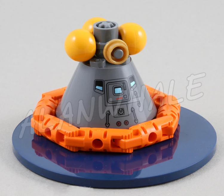 1969 шт. Ideas Apollo Saturn V Rocket 3-ступенчатый космический запуск Moon-landing Vehicle 37003 Комплект