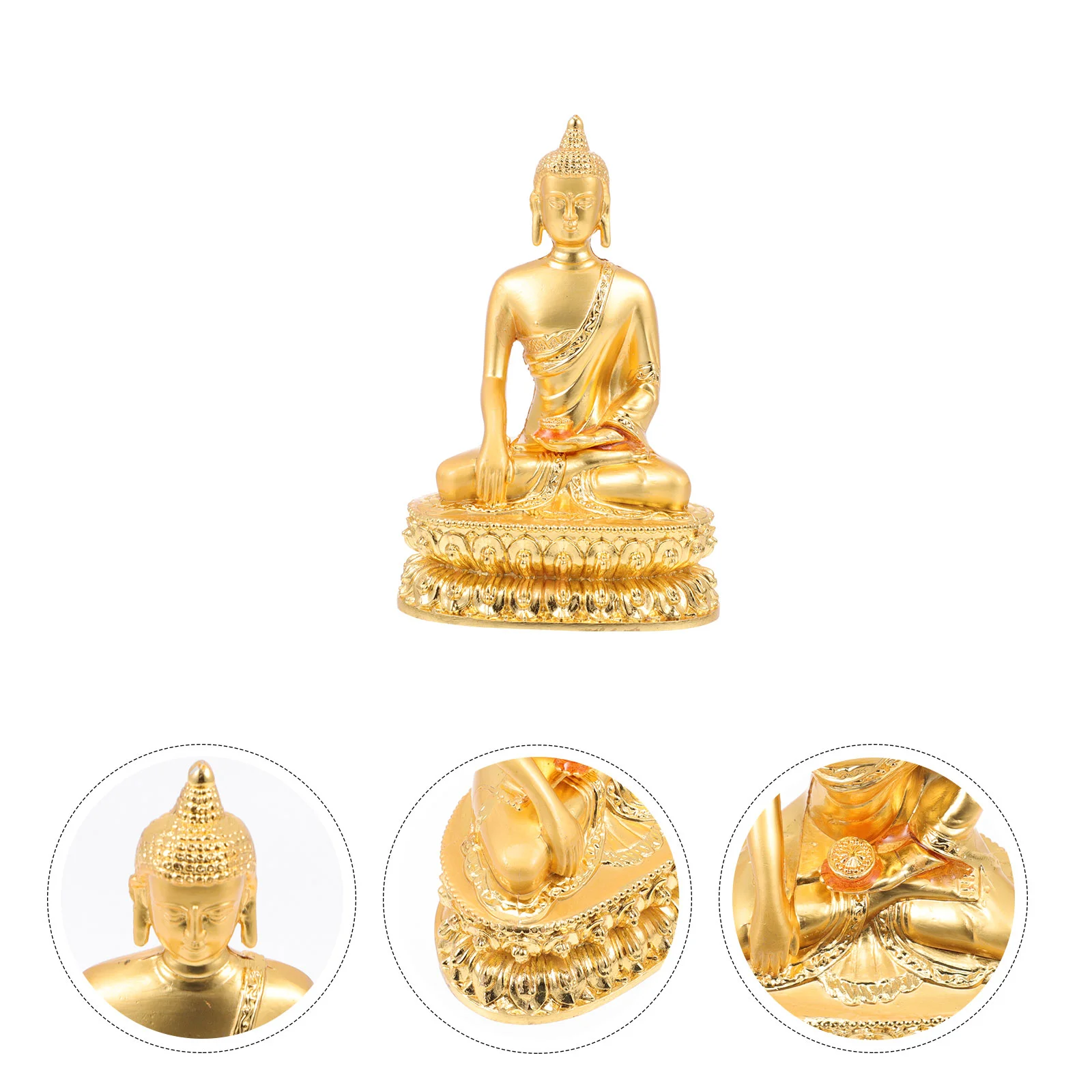 

Home Décor Figurine Car Decoration Meditating Figurine Desktop Decor Health Statue Gift Religious Statue Ornament