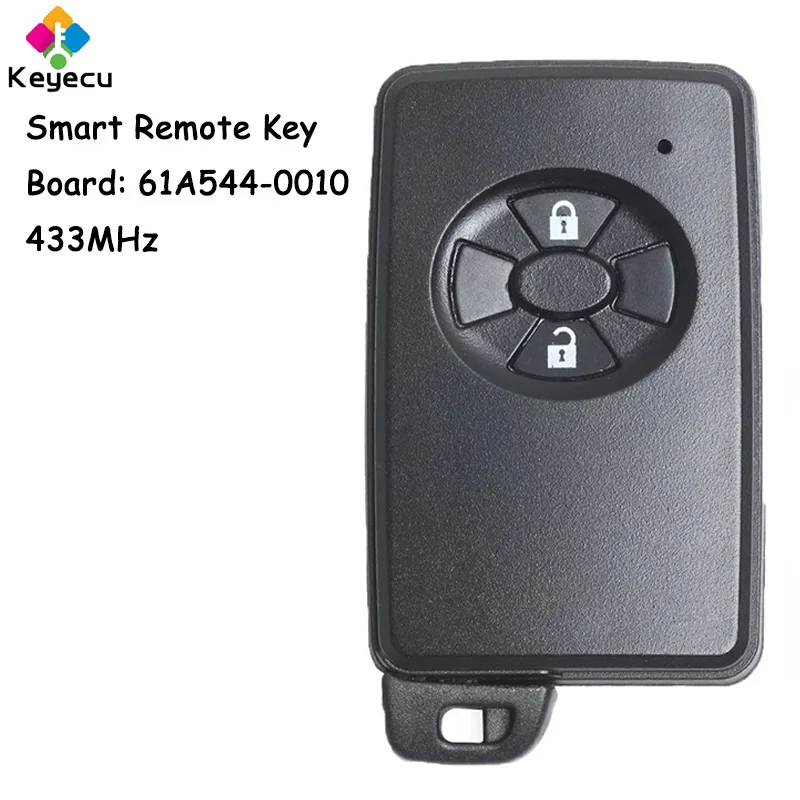 

KEYECU Smart Remote Car Key With 2 Buttons 433MHz ASK for Toyota RAV4 2006-2013 Urban Cruiser Fob B90EA 89904-12170 61A544-0010