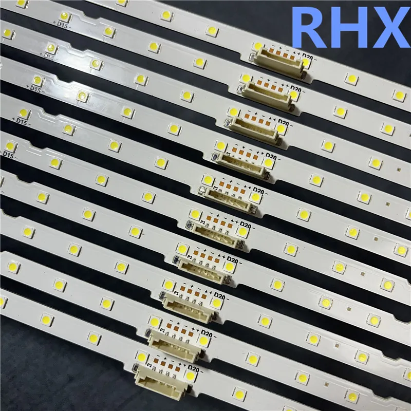 Светодиодная лента для подсветки для Samsung 55NU7100 UN55RU7100 UE55NU7100 UN55NU7090G UE55NU7023 UE55NU7500 UE55NU7092 UE55NU7090, 2 шт./партия