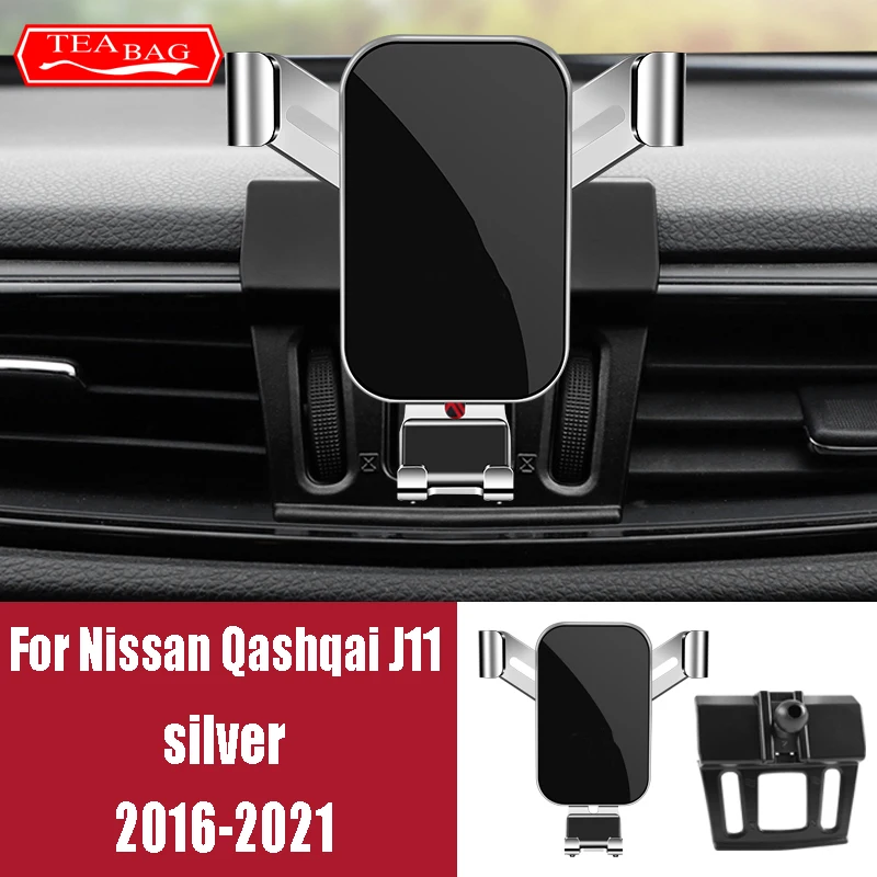 Фото Держатель для автомобиля для Nissan x-trail T32 T33 Qashqai J11 Tiida C13 2014-2021, подставка для GPS, кронштейн для автомобильной навигации, аксессуары №2
