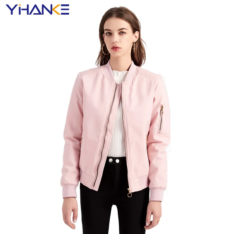 

Женская куртка повседневная хлопковая осенне-зимняя куртка женская модная куртка-бомбер пальто бейсбольное пальто однотонные куртки для ж...