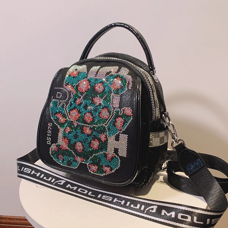 

Новый женский рюкзак, высококачественный кожаный рюкзак, милый многофункциональный мини-рюкзак