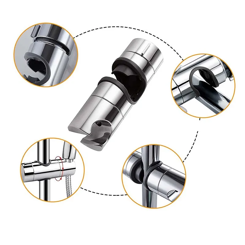 Кронштейн для душевой лейки Регулируемый диаметр кронштейна 18-25 мм