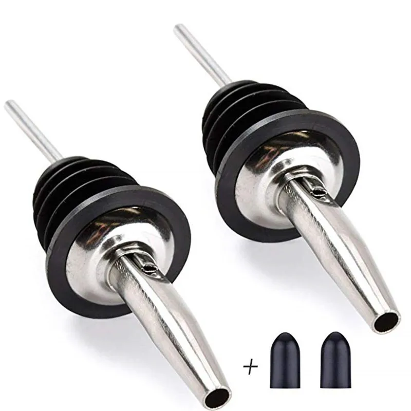 

New Stainless Steel Wine Liquor Pourer Wine Bottle Pourer Stopper Oil Bottle Pourer Stopper