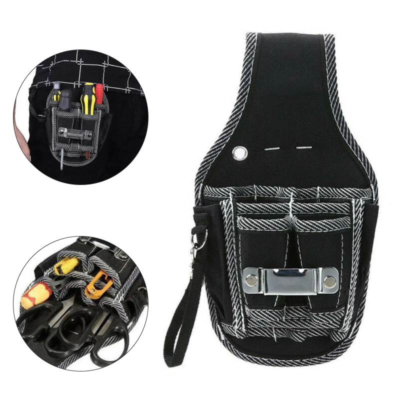 

9 In 1 Nylon Fabric Tool Belt Screwdriver Utility Kit Holder Tool Bag Pocket Pouch Bag Electrician Waist Pocket Pouch Tool Bag