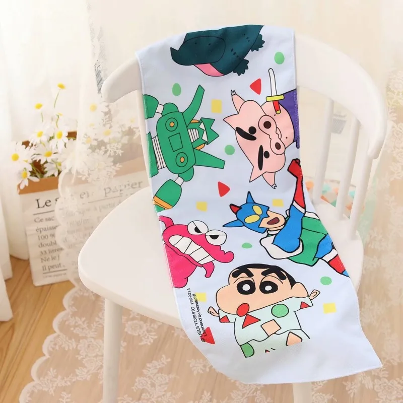 Crayon Shin-chan детское полотенце для лица аниме мягкое быстросохнущее абсорбирующее