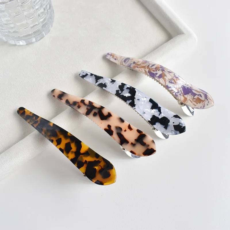 Пластиковые шпильки для волос с уксусной кислотой женские зажимы конский