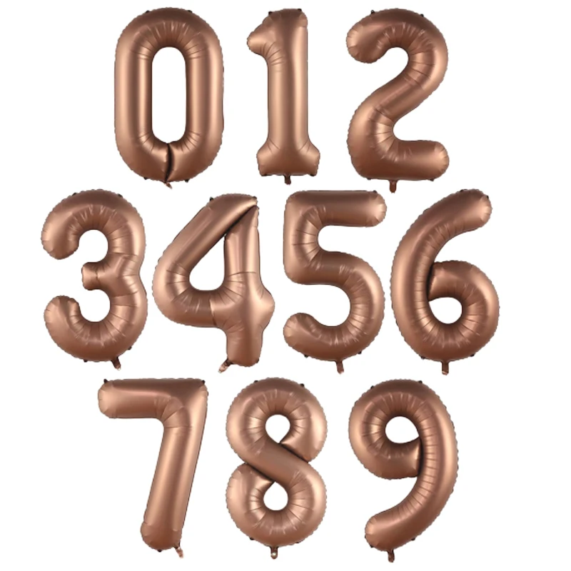 

Фольгированные гелиевые шары LQVYI 40 дюймов с номером 0-9