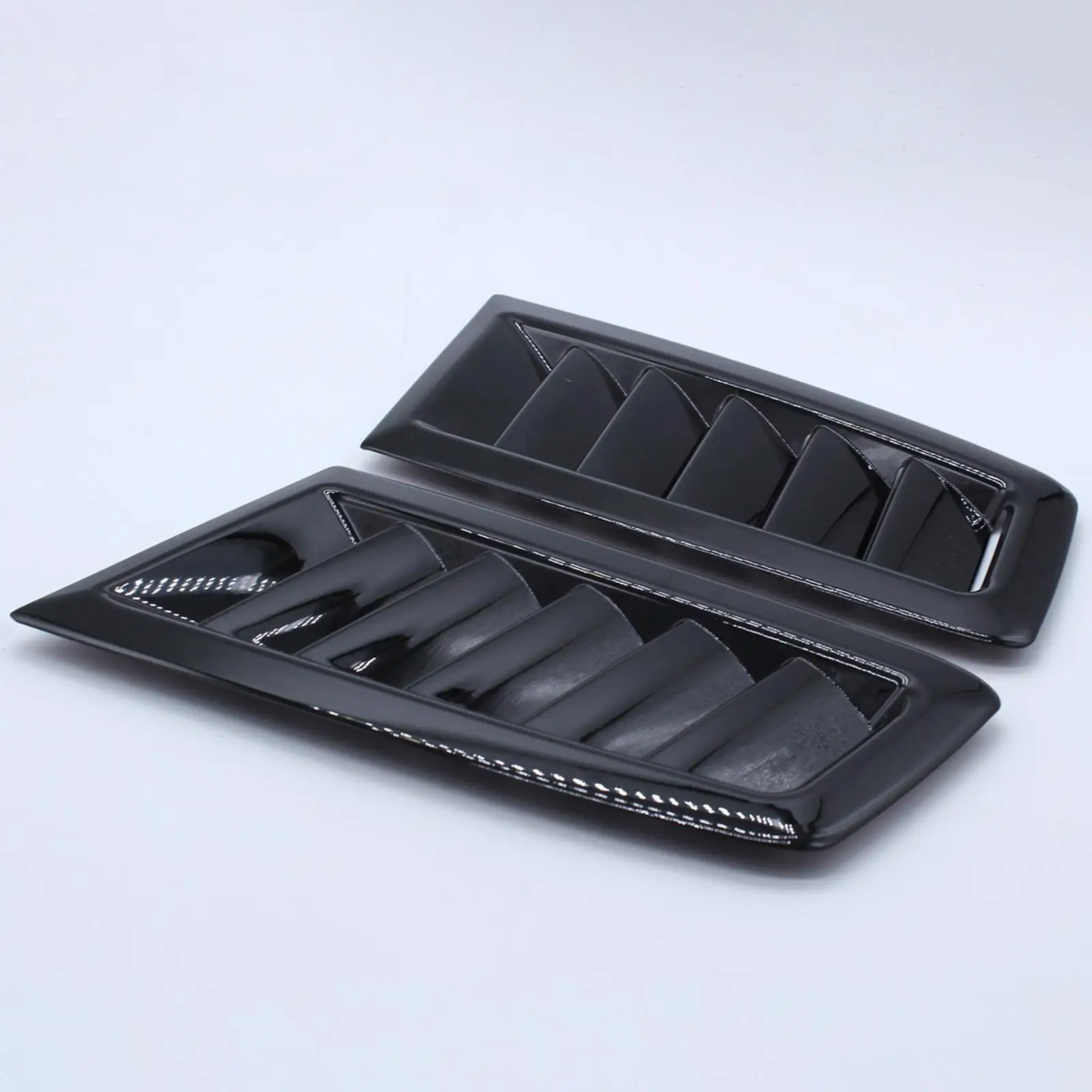 

2 Pieces Hood Vents Bonnet Trim Air Flow Intake Hoods Vents Bonnet Cover for Ford Focus RS