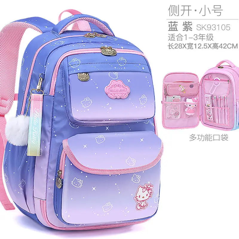 Disney children's schoolbag kindergarten first grade children's spine backpack 6352 Pink  kids backpack   school backpack