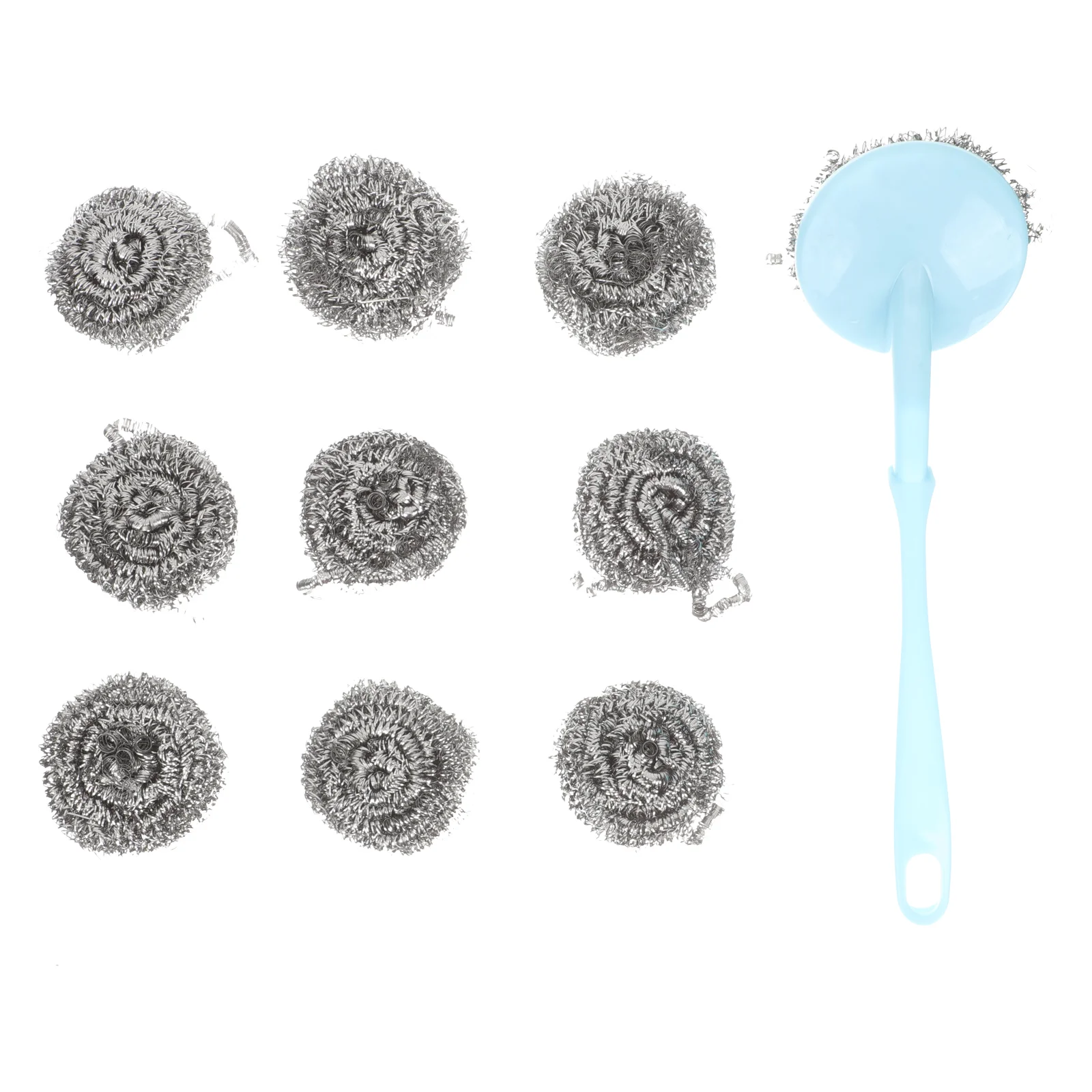 

Scrubber Brush Cleaning Dish Pot Kitchen Steel Metal Grill Washing Block Sponge Stainless Stone Brushes Sponges Wash Pan