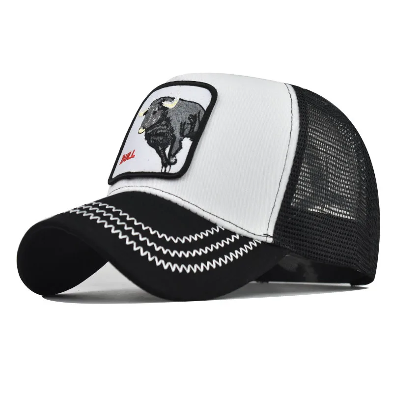 Бейсболка унисекс в стиле хип-хоп с сетчатыми вставками |