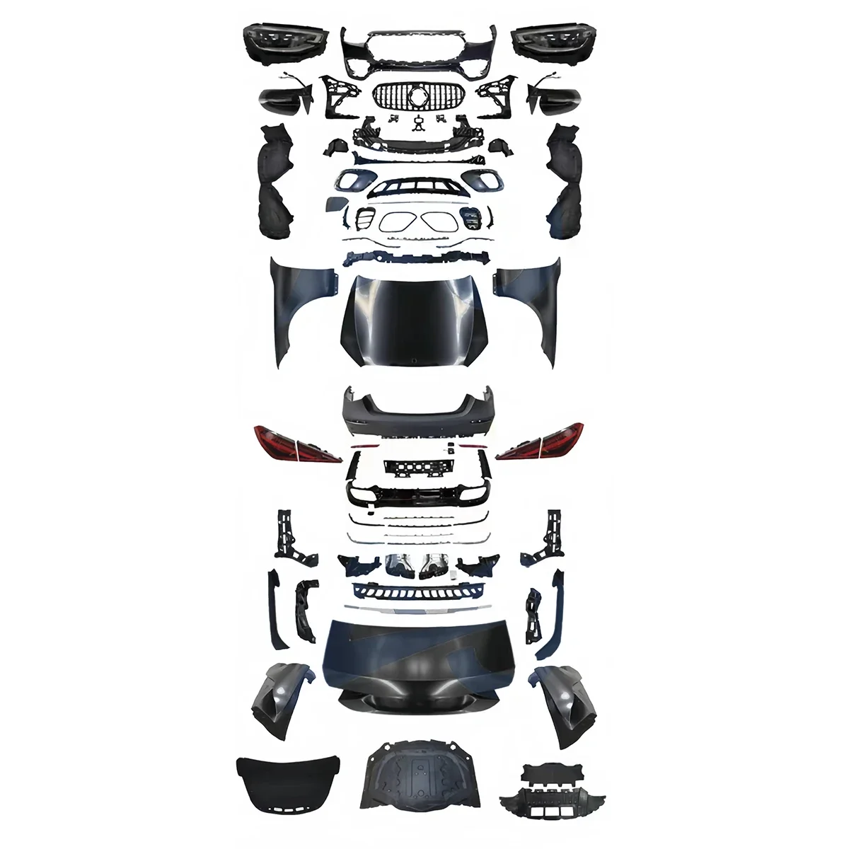 Обновление S class w221 S300 S350 S500 до обвеса W223 M STYLE для Mercedes s-class обновление 223