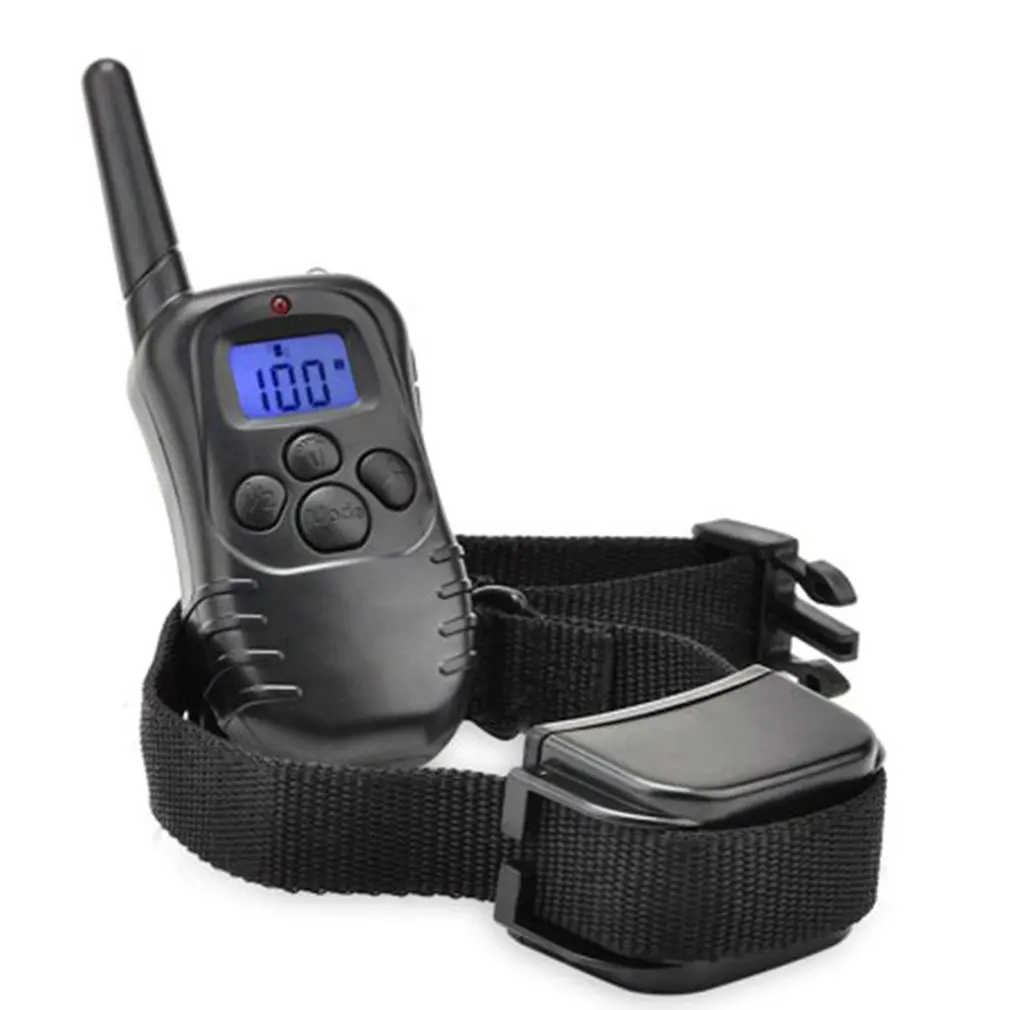 

998DR1 Dog Training Collar 330 yds Remote LCD Dog Shock Collar Rechargeable and Rainproof with Static Shocks Collar