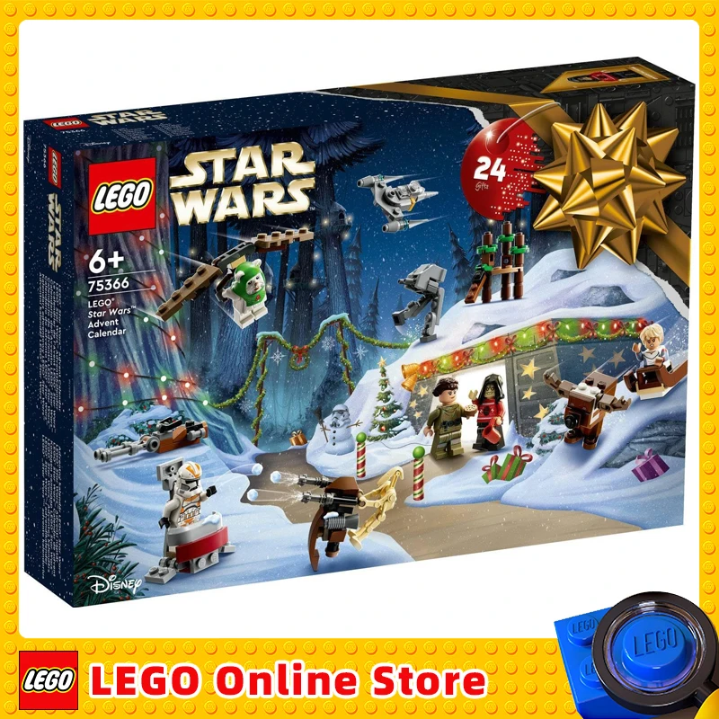 LEGO 75366 Звездные войны™Календарь для детей 2023, мальчиков и девочек в возрасте 6 + дней рождения, Рождественский подарок (320 шт.)