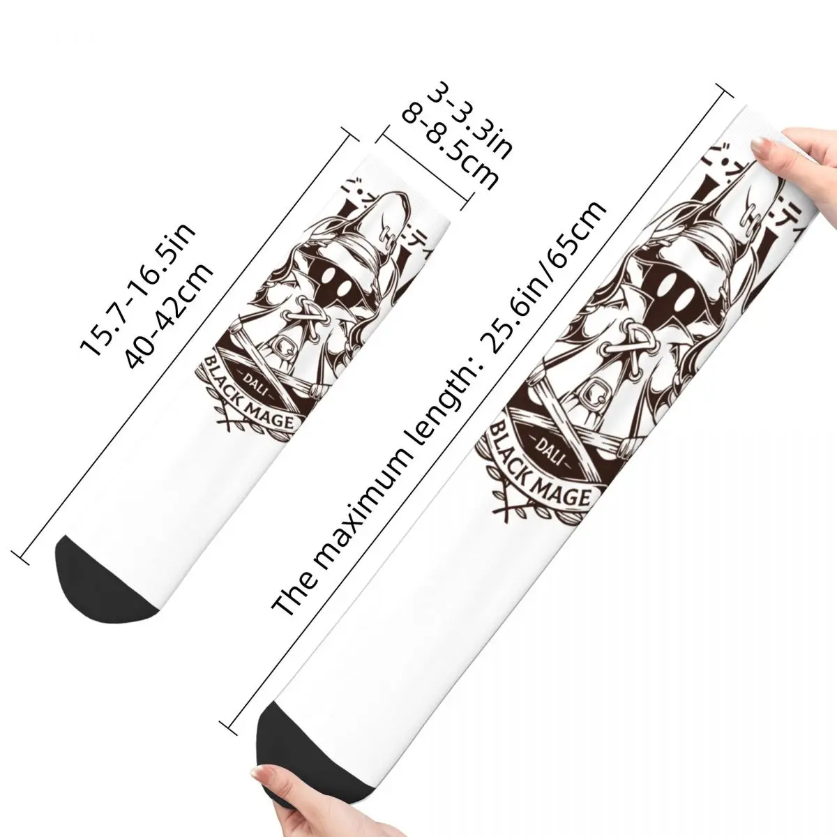 Носки маленького черного мага финальная фантазия мужские и женские носки с