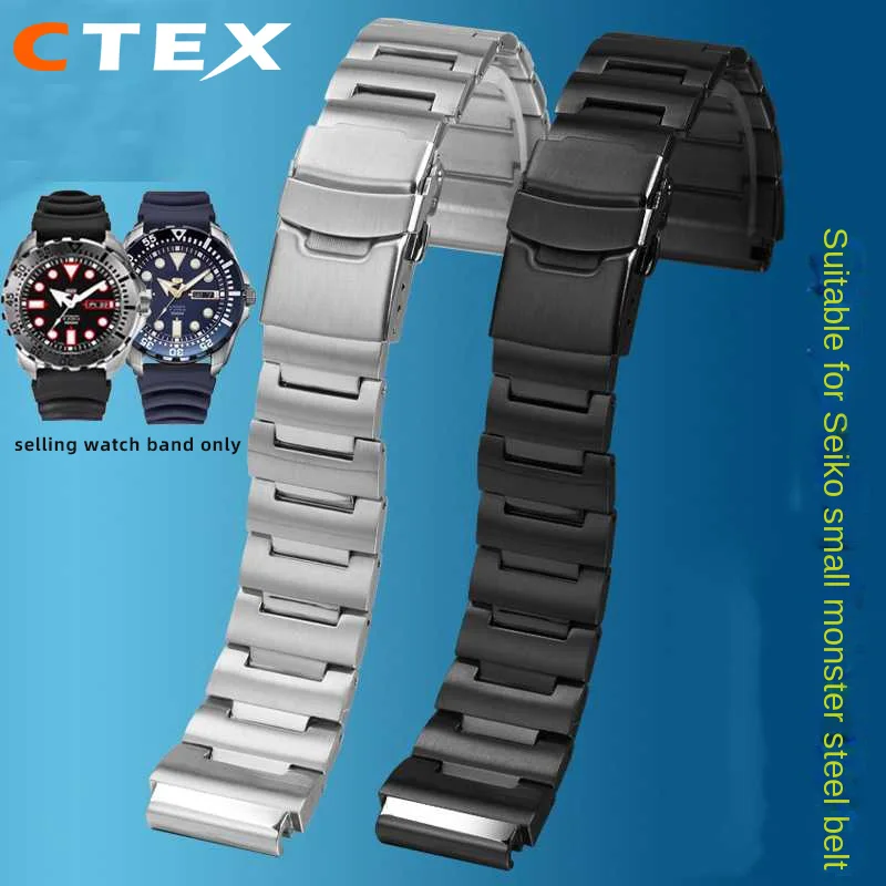 Stainless steel bracelet for SEIKO No. 5 precision watchband Red Toothed Water Ghost Monster SRPH75K1 SKX781 watch strap