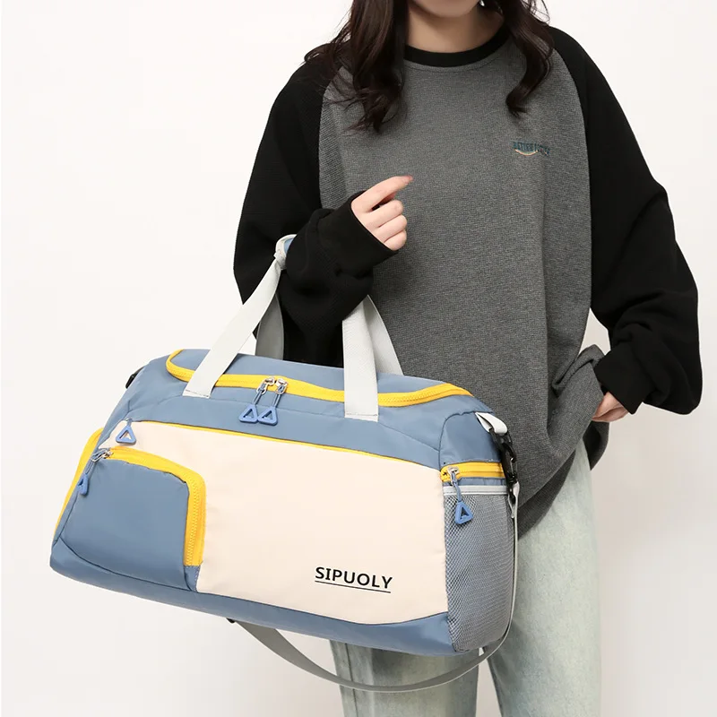 Gym Bags Sports Men Travel Women's Fitness Large Capacity Training Luggage Shoulder Bolsas Female Handbag Swimming Shoe Pocket