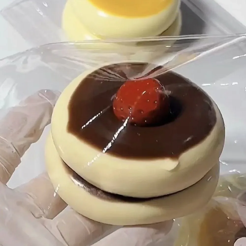 Имитация Soufflé Fiddy Squeeze Toy снятие давления декомпрессия мягкая игрушка на кончиках