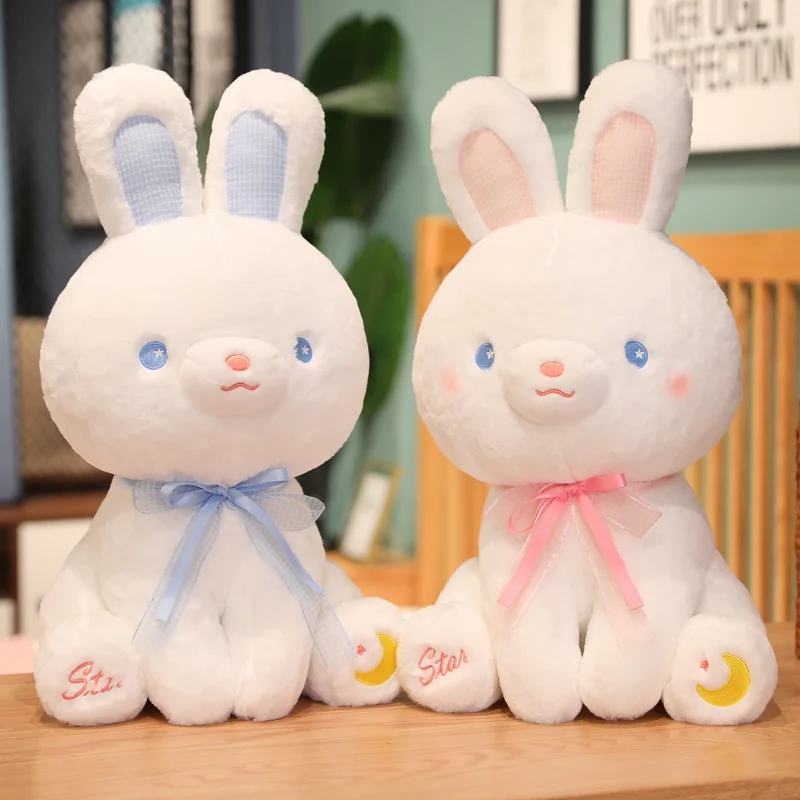 

Cartoon Rabbit Plush Toy Soft Sleeping Pillow Stuffed Animals Doll Kawaii Plushie Sweet Bunny Dolls High Quality Gift for Girl