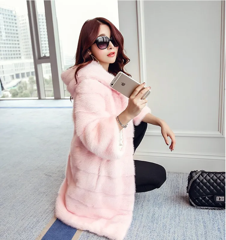Women real mink coats female mink fur coat genuine long fur coat ladies winter clothes oversize 6xl 5xl 7xl natura fur coats