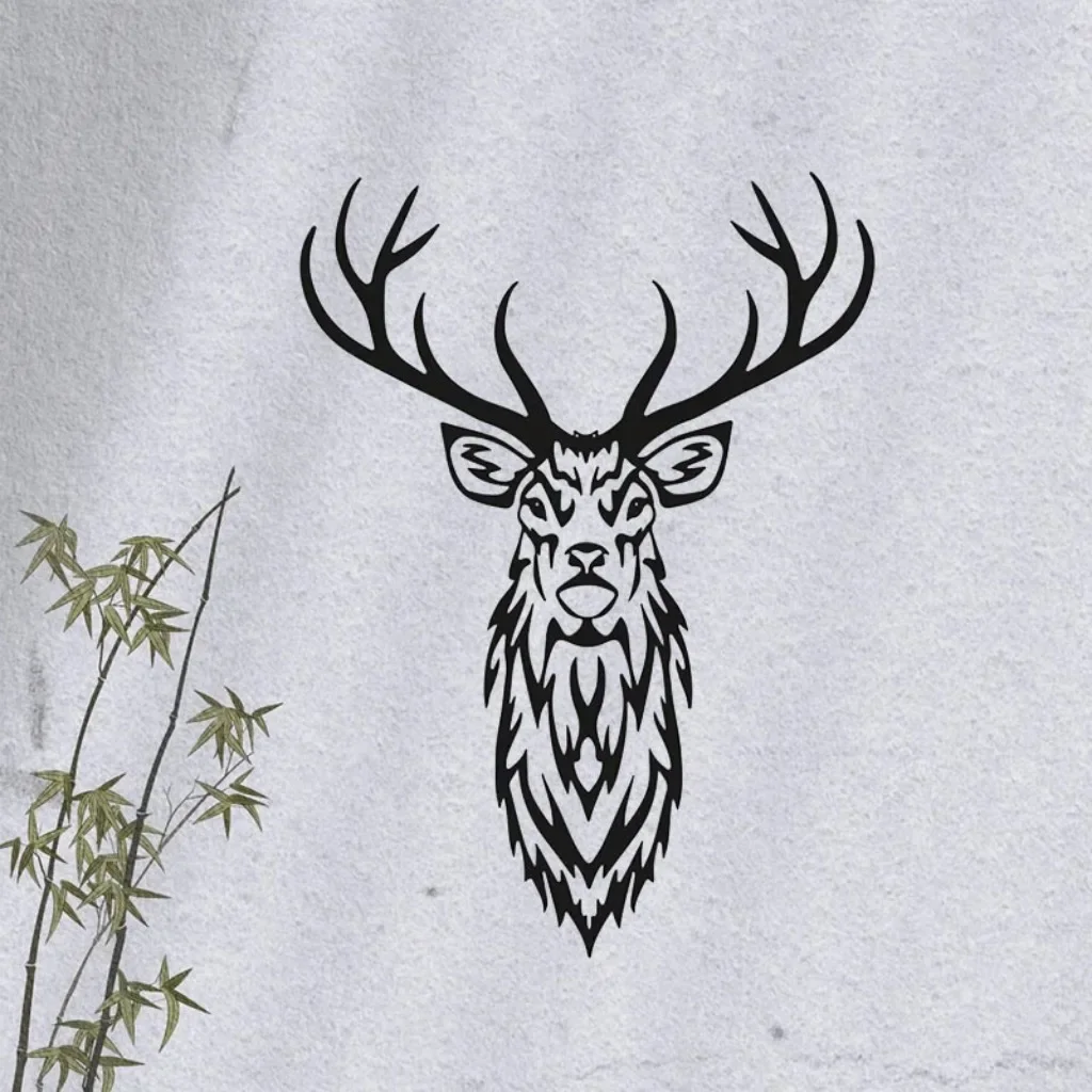 Металлическая Вывеска Оленя Индивидуальный Декор Стен Стильное Украшение Для