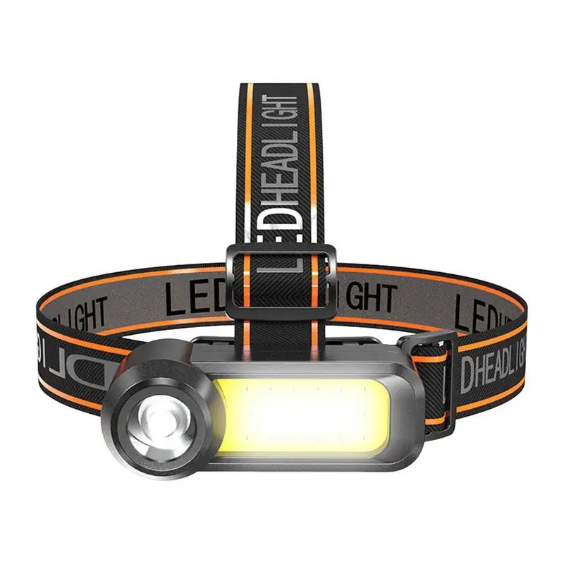 

Headlamp Flashlight Rechargeable Wide Beam Headlight Waterproof Headlamp Adjustable Headband Outdoor Head Light For Running